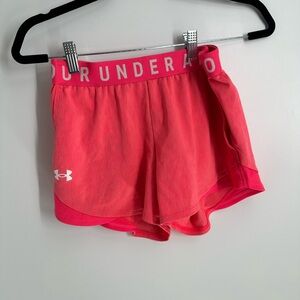 Under Armour Women's Play Up 3.0 Twist Shorts - Pink